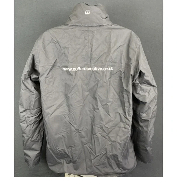 Berghaus Hydroshell Jacket Mens XXL Black Hooded Waterproof & Fleece 3 In 1 NWOT